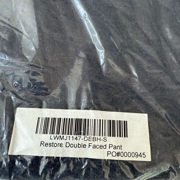 Lunya Restore Double Faced Pants In Deep Blue Heather Women’s size S Brand New - Picture 9 of 9